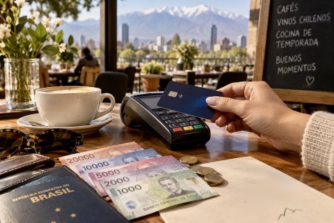 Dinheiro no Chile: cartão, peso chileno, Pix e câmbio. O que vale a pena?
